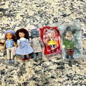 Madame Alexander Doll Set from McDonalds and one American Girl